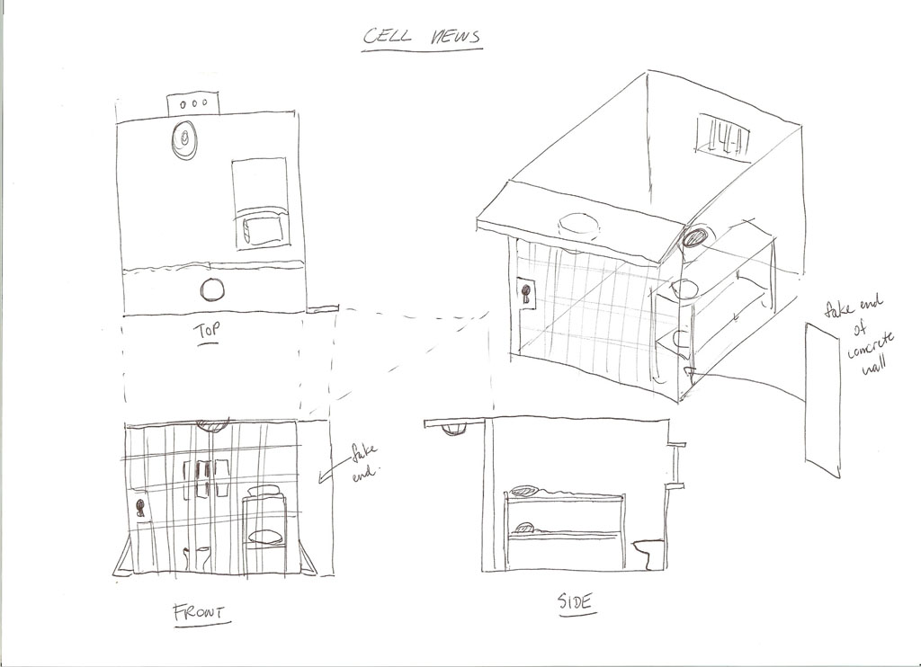 David Gould Studios With The Need To Move S And Lights In Around Cell It Was Important That Ceiling Walls Be Removable While Still Maintaining